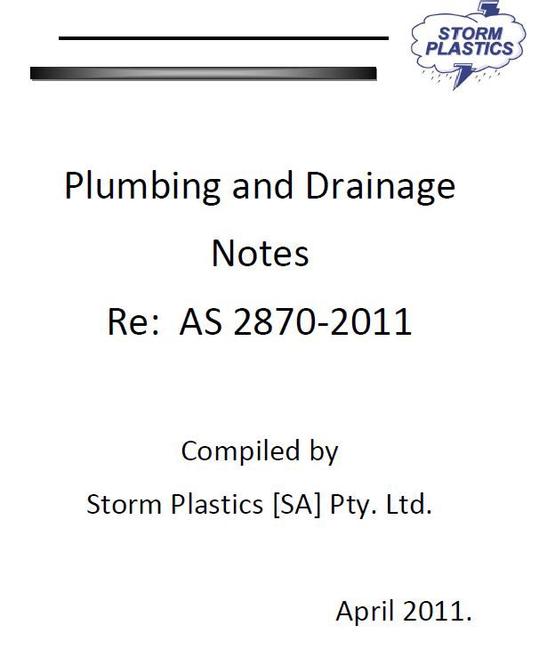 Plumbing and Drainage Notes 2011